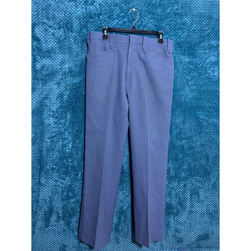 Vintage Mesquite Niver Western Wear Pants Mens Blue Straight Leg
